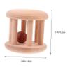 BESPORTBLE Wooden Rattle for Boy Girl Educational Handbell Plaything Enhances Sensory Development for Years for Indoor Improves Fine Motor Skills and Parent view 2