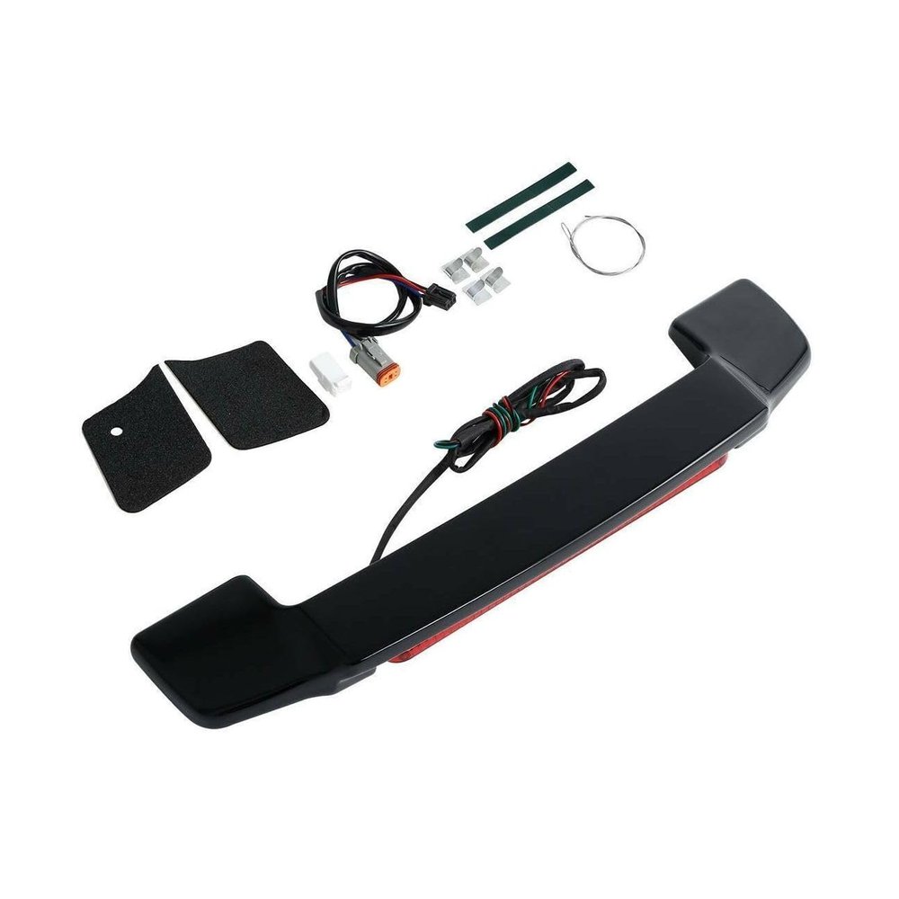 Byictpc Trunk Light Spoiler for Electra 1997-2013 for Road 1998-2013 for Road King 1997-2013 for Street 2006-2013 for Tri 2009-2013 Tour Pak (ABS Plastic)
