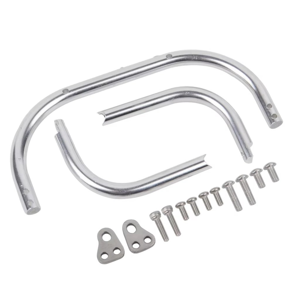 for Tamiya Sand Scorcher for Super Champ for Buggy Champ 1/10 Scale Aluminum Front Rear Bumper Guard RC Car Upgrades Parts RC Upgrade Parts(Front)