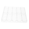 Hohopeti 2Pcs Transparent Poker Chip Holder Multi Function Poker Chip Tray Capacity Chip Box for Organizing Poker Accessories and Game view 1