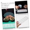 Hohopeti 2Pcs Transparent Poker Chip Holder Multi Function Poker Chip Tray Capacity Chip Box for Organizing Poker Accessories and Game view 4