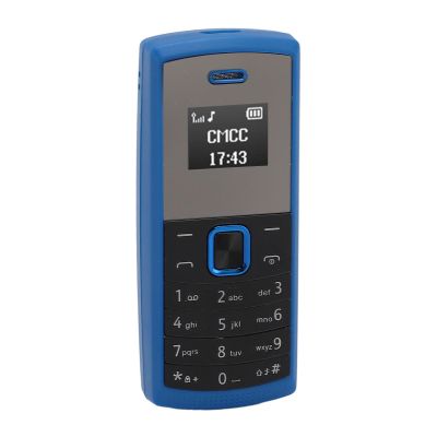 Bewinner Smallest Mobile Phone, GSM Tiny Miniature Phone BT for Home (Blue)