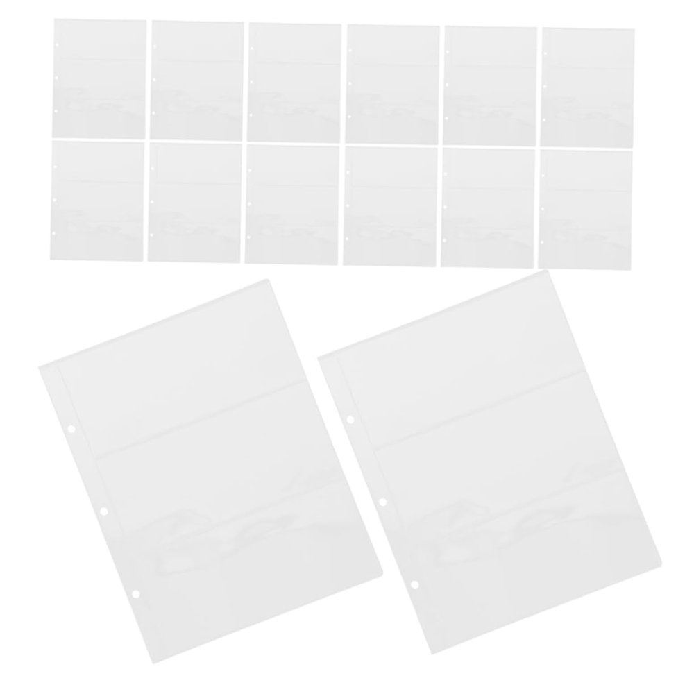 Gogogmee 20Pcs Portable Money Album Lightweight Money Protectors for Banknotes Storage Compatibility Water Resistant Currency Display Bags for Collectors
