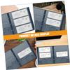 Gogogmee 20Pcs Portable Money Album Lightweight Money Protectors for Banknotes Storage Compatibility Water Resistant Currency Display Bags for Collectors view 3