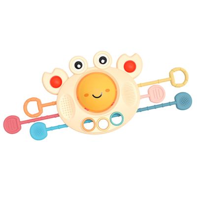 CORHAD Silicone Pull String Interactive Educational for Grip Development Sensory Play Cognitive Skills Travel for Boy Girl