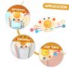 CORHAD Silicone Pull String Interactive Educational for Grip Development Sensory Play Cognitive Skills Travel for Boy Girl view 2