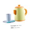 ERINGOGO 1Set Miniature Tea Pretend Play Tea Party Set with Realistic Accessories Teaware for Simulation Home Decor and Role Play Fun view 2