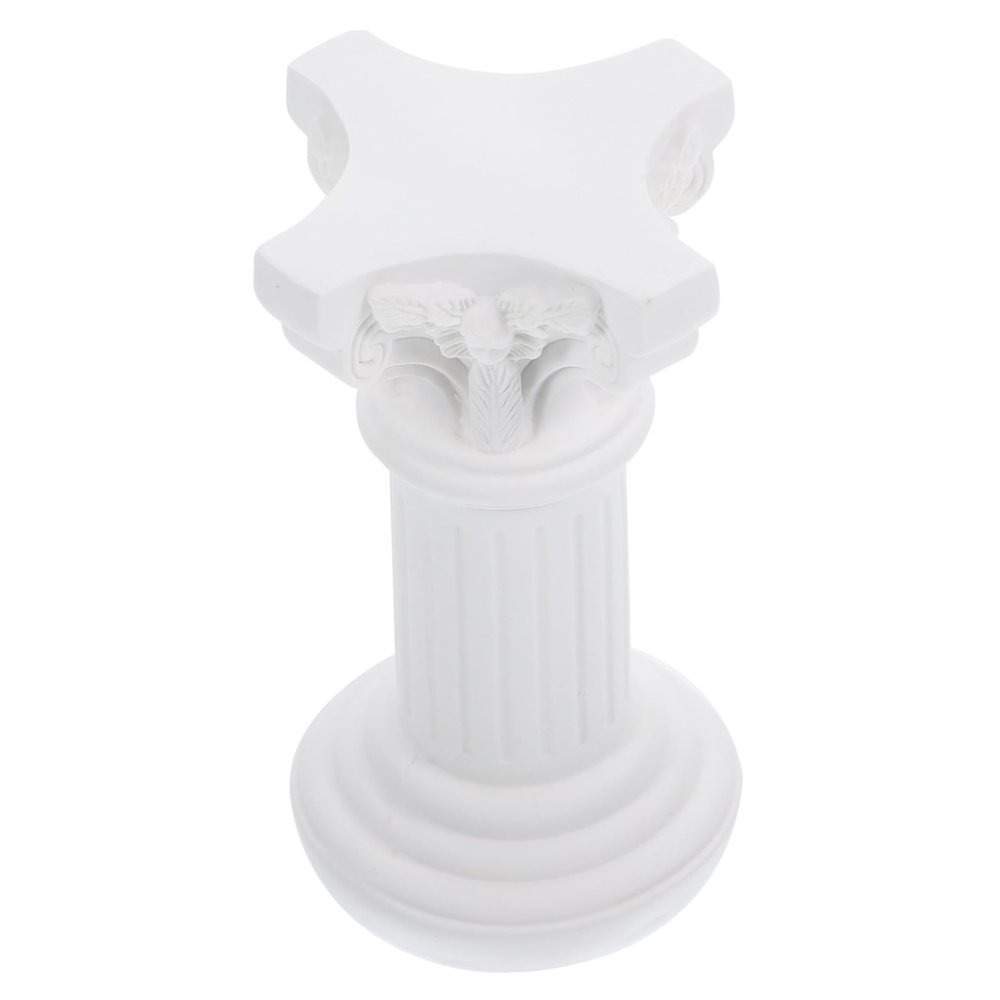 BESTonZON Miniature Pillar Model Decorative Resin Accessory for Mini House Decor Classic Roman Column Design for Window Displays and Miniature Photography Props