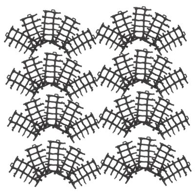Milisten 100Pcs DIY Fence Animal Scene Building Accessories for Miniature Fencing for Indoor Inspires Imagination Learning