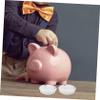 BESPORTBLE 25PCS Plastic Piggy Bank Bottom Stoppers Rubber Seal Dual-Layer Covers for Savings Box and Figurines for Boys and Girls Money Saving Projects view 4