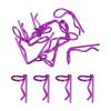 MECCANIXITY 10pcs 90-Degree Angle RC Body Clips Bent Springy R Pins 20x1.2x9mm for All 1/8 1/10 1/12 Scale Model RC Car Crawler Truck,Shell Replacement Parts(Purple) view 1