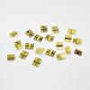 20PCS RC Car Mini Door Folding Hinge with Screws for RC Car Truck DIY Model Toy Hinge Parts (Gold) view 2