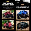 OYDL C8813 1:18 Scale 4WD RC Rock Crawler Truck  2.4GHz Off-Road Climbing Buggy with LED Lights, 12KM/H All-Terrain Pickup Car for Adults & Hobbyists -RTR view 4