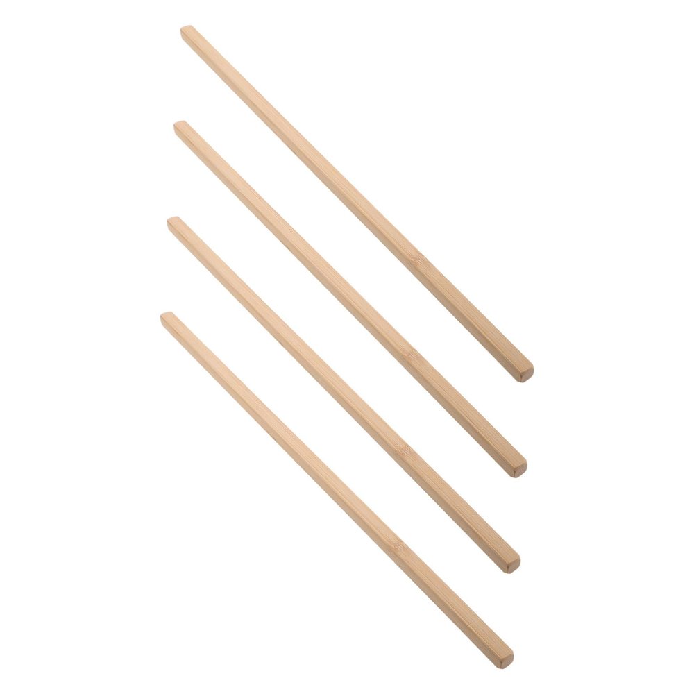 BESPORTBLE 4Pcs Mahjong Push Sticks Wooden Tile Pusher Tools for American Mahjong for Competitive Leagues Social Groups Ergonomic Design Portable Gaming Accessories