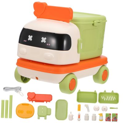 BESPORTBLE 1Set Doctor Play with Storage Interactive Kit for Role Play Doctor Tools for Boys Transformable Design Into Car for Imaginative Learning