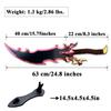 24.8" Anime Demon King Soralion Full Metal Sword with Display Stand Sung Jinwoo Cosplay Sword Dragon Handle,for Cosplay,Display,Collection,Gift view 2