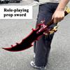 24.8" Anime Demon King Soralion Full Metal Sword with Display Stand Sung Jinwoo Cosplay Sword Dragon Handle,for Cosplay,Display,Collection,Gift view 3