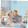 Abaodam Clear Doll Storage Box Transparent Container for Dolls and Books for Living Room and Nursery Organization Stylish and Practical Home view 3
