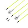 Akso Aoyupe Yellow 5pcs Universal Antenna Plastic Hose, with Protective Cap and Antenna Base, Suitable for Remote Control of Small Cars, FPVs, Drones, Aircraft, Remote Control of Ships, Models view 1