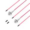 Akso Aoyupe Red 5pcs Universal Antenna Plastic Hose, with Protective Cap and Antenna Base, Suitable for Remote Control of Small Cars, FPVs, Drones, Aircraft, Remote Control of Ships, Models view 1