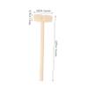 BESTOYARD 50Pcs Mini Wooden Mallets Small Hammer Pounding Toy for Boy Girl Toddlers Educational Crafts for Motor Skill Development and Creative Play view 2