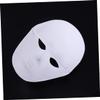 Abaodam 12Pcs DIY Blank Pulp Masks for Halloween Cosplay Hip Hop Dance and Masquerade Parties Scary Masks for Creative Costumes and Memorable Moments view 3