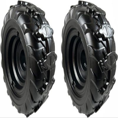 (2) Black Wheels For Power Wheels, Model Number 3900-6454, Replaces For 3900-6454