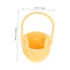 TOGEVAL Hand Woven Bunny Ear Basket Cute Rope Rabbit Ear Handled Storage Basket for Easter Versatile Use Home Decor Reliable Craftsmanship Charming Design view 2