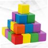Gogogmee 50pcs Wooden Cube Blocks for Boys and Girls Small Craft Cubes for Mathematics Teaching Aids Unfinished Square Blocks for DIY Projects and Classroom Activities view 4