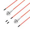Akso Aoyupe Orange 5pcs Universal Antenna Plastic Hose, with Protective Cap and Antenna Base, Suitable for Remote Control of Small Cars, FPVs, Drones, Aircraft, Remote Control of Ships, Models view 1