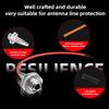 Akso Aoyupe Orange 5pcs Universal Antenna Plastic Hose, with Protective Cap and Antenna Base, Suitable for Remote Control of Small Cars, FPVs, Drones, Aircraft, Remote Control of Ships, Models view 3
