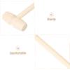 MUCKLILY 50Pcs Mini Wooden Hammer for Safe and Mallet for Creative Play and Skill Development for Crafts and Imaginative Activities Educational Tool view 3