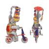 Elephant On Tricycle Tin Toy Retro Iron Handmade Wind Up Elephant Riding Toy Clockwork Operated Vintage Collectible Gift for Adults Nostalgia Collection view 2