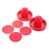 Abaodam 2pcs Hockey Pucks Goal Handles Strikers for Air Hockey Table Top Plastic Replacement Pucks Accessories Boys and Girls Toys view 1