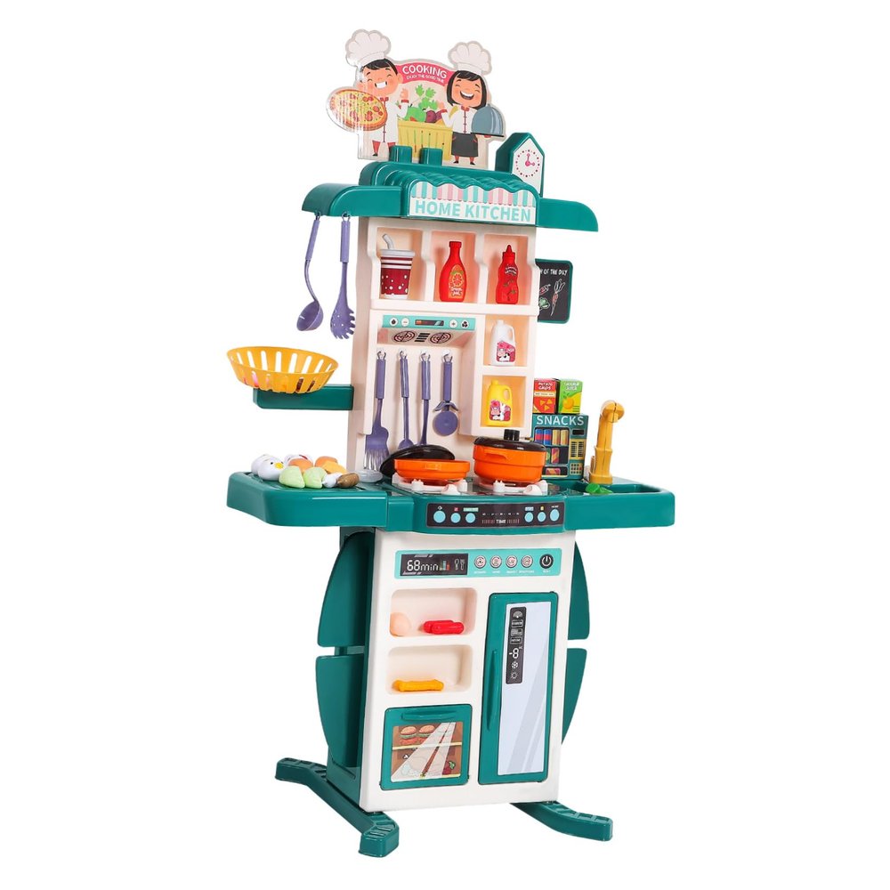 BESPORTBLE 1Set Kitchen Playset for Safe Sturdy Mini Kitchen with Sounds Interactive Features and Unique Design for Boys Years