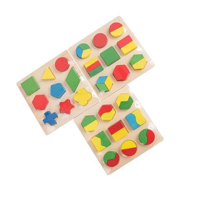 BESPORTBLE 1Set Geometric Matching Building Blocks Wooden Educational for Shape Sorting Plaything Safe Enhances Creativity and Coordination