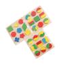 BESPORTBLE 1Set Geometric Matching Building Blocks Wooden Educational for Shape Sorting Plaything Safe Enhances Creativity and Coordination view 1