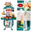 Abaodam 1Set Kitchen Playset Kitchen for Boys Height Sturdy Design with Sound Effects Simulated Water Features Safe Pretend Play Kitchen for Ages view 3