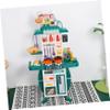 Abaodam 1Set Kitchen Playset Kitchen for Boys Height Sturdy Design with Sound Effects Simulated Water Features Safe Pretend Play Kitchen for Ages view 4