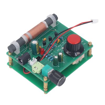 CUIFATI Compact AM Transmitter, 600KHz1500KHz Modulation Range, 3.5mm Headphone Interface, for Radio Testing, Experiments or Broadcasting Station