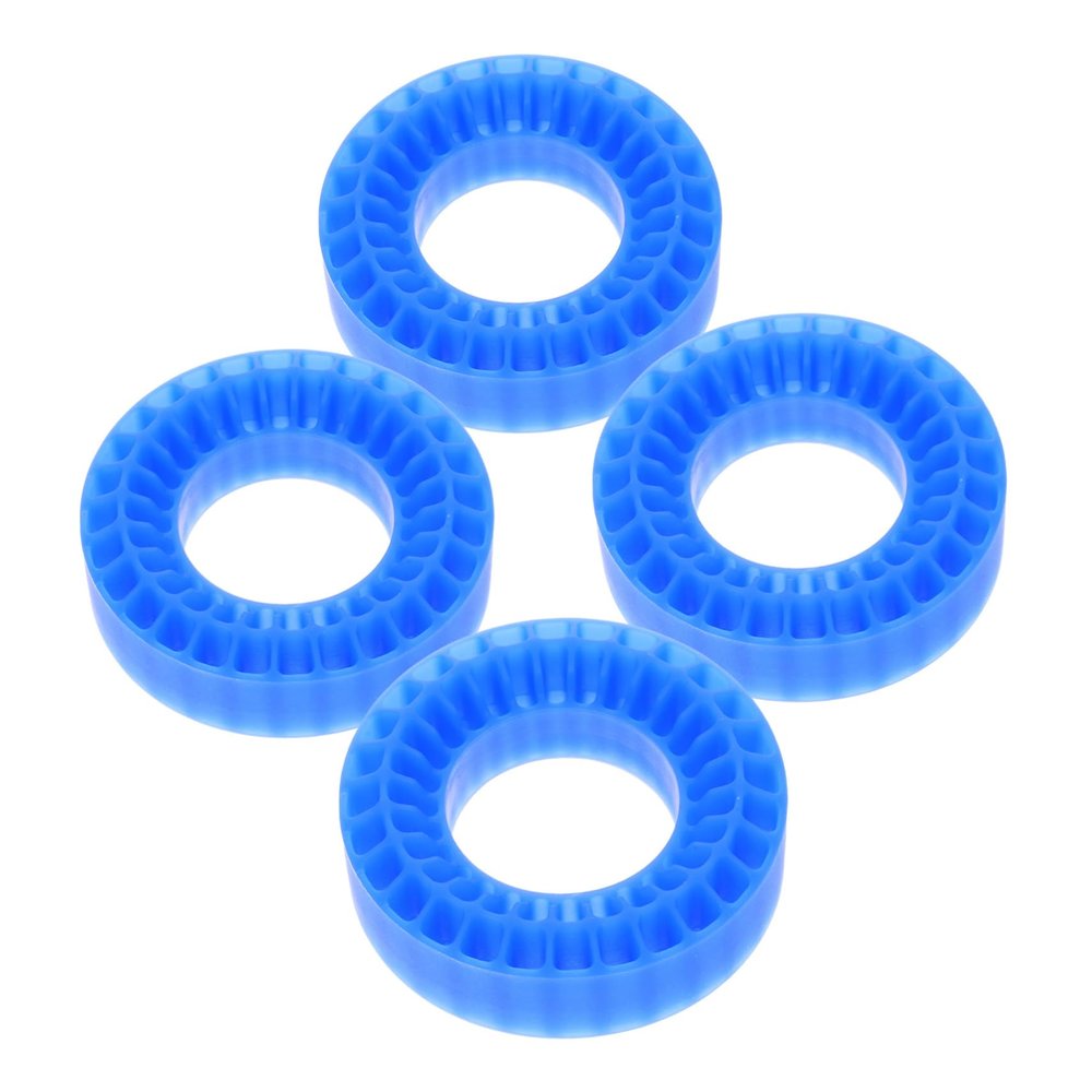 Abaodam 4Pcs Silicone Rubber Tire Inserts for Rc Crawler Reusable Foam Inserts for Enhanced Performance and Upgrade Experience