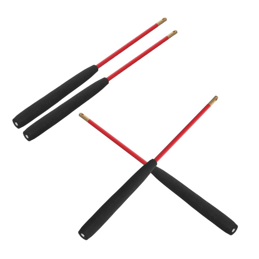 KESYOO 2Pairs Diabolo Sticks with Head Design Non Slip Handle Rod for Juggling Diabolo Holding Tool for Precision Tricks