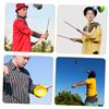 KESYOO 2Pairs Diabolo Sticks with Head Design Non Slip Handle Rod for Juggling Diabolo Holding Tool for Precision Tricks view 3
