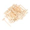 Cabilock 50Pcs Miniature Wooden Hammer for Safe Educational for Creative Play Ergonomic Design Crafting Tool for Imaginative Fun and Skill Development view 1