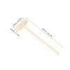 Cabilock 50Pcs Miniature Wooden Hammer for Safe Educational for Creative Play Ergonomic Design Crafting Tool for Imaginative Fun and Skill Development view 2