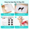 Macabaka Doctor Kit for Toddlers 3-5, Pet Vet Pretend Play Toys for Kids, with X-Ray, Wooden Light Box, Medical Tools, STEM Educational Montessori Toys view 2
