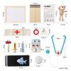 Macabaka Doctor Kit for Toddlers 3-5, Pet Vet Pretend Play Toys for Kids, with X-Ray, Wooden Light Box, Medical Tools, STEM Educational Montessori Toys view 4
