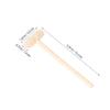 CATIEBYE 50Pcs Wooden Hammer Mini Safe Crafting Mallet for Educational Pounding Tool for Creative Play and School view 2