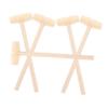 SUPVOX 5Pcs Mini Wooden Hammer Creative Beating Mallet for Educational for Boys for Hand Eye Coordination and Dexterity Development view 1