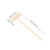DECOMELODY 50Pcs Mini Wooden Hammers for Safe Role Play for Home School Educational Wooden Crafts Lightweight Mallets for Skill Development and Imagination view 2